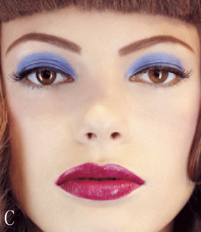 2011春夏妝沾染藍色神秘基因