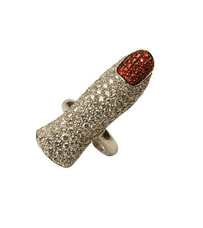 哥特彩妝珠寶 紅唇裝飾你