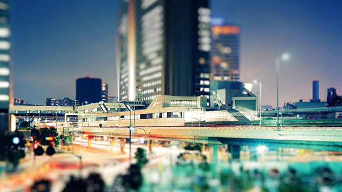 以真亂假的微縮景觀:高清移軸攝影