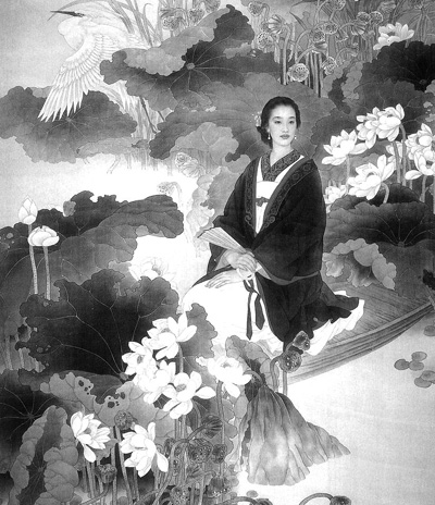 瘦了宋詞的女子