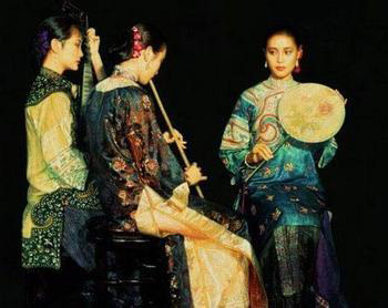 古代名妓多才多藝像文藝工作者