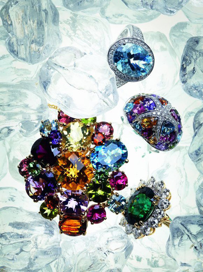 穿越時空 空靈感彩色珠寶欣賞