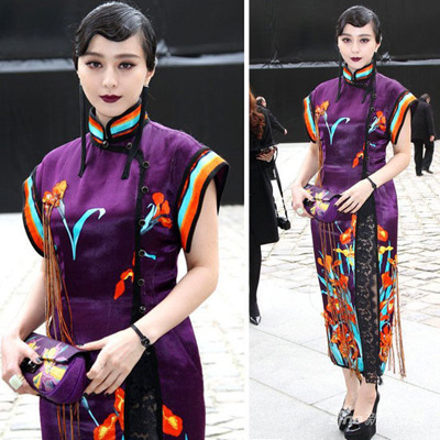 范爺百變中國風 尚雯婕范曉萱雷人旗袍裝