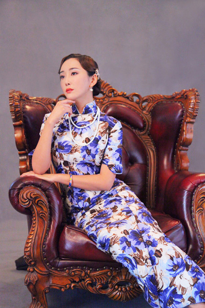 杜若溪《勇敢的心》曝溫婉旗袍劇照