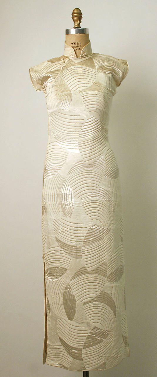 大都會藝術博物館收藏的中國旗袍