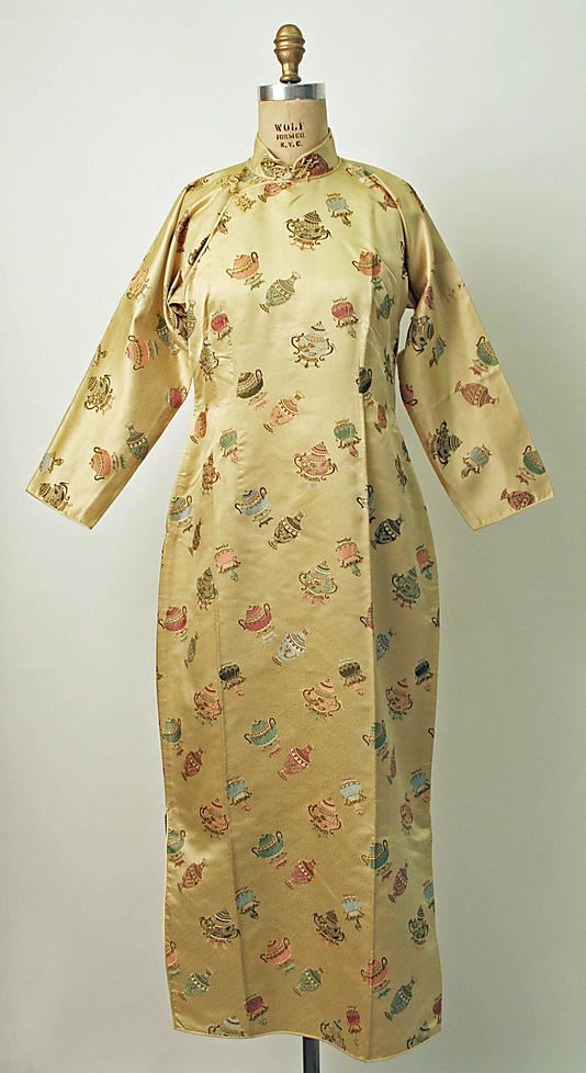 大都會藝術博物館收藏的中國旗袍