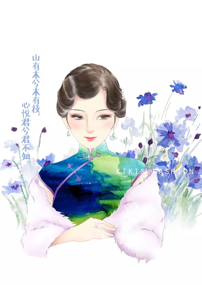 旗袍巧搭配——簡單穿出藝術氣質