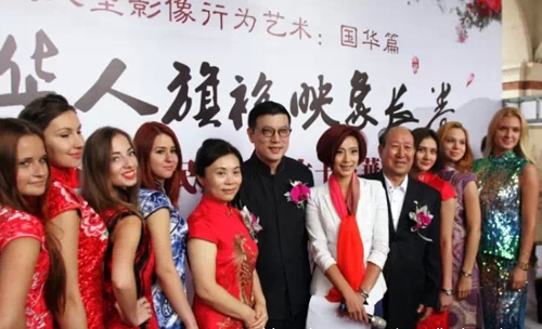 舊金山旗袍文化月 “旗袍先生”劉冰牽手“古典美”旗袍皇后籽蘇