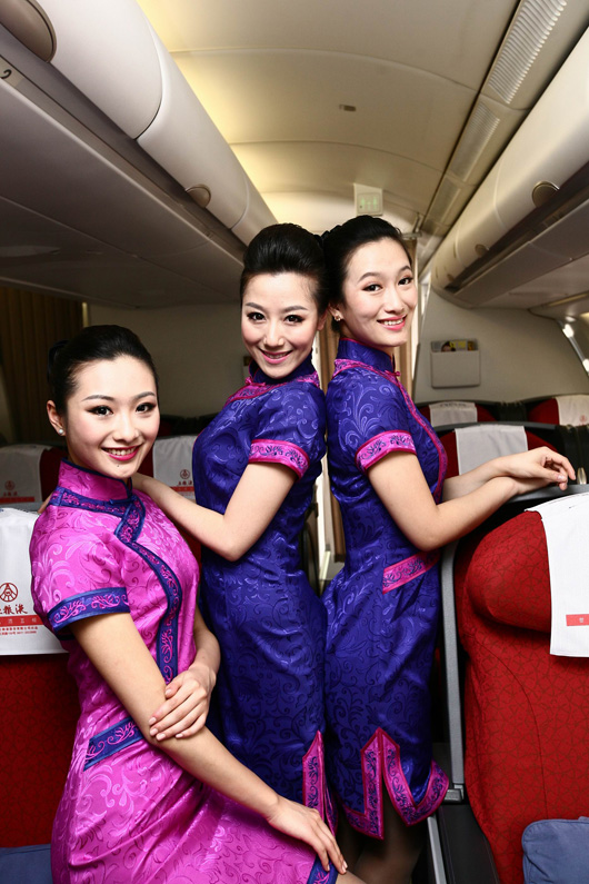 三萬英尺高空的時尚秀