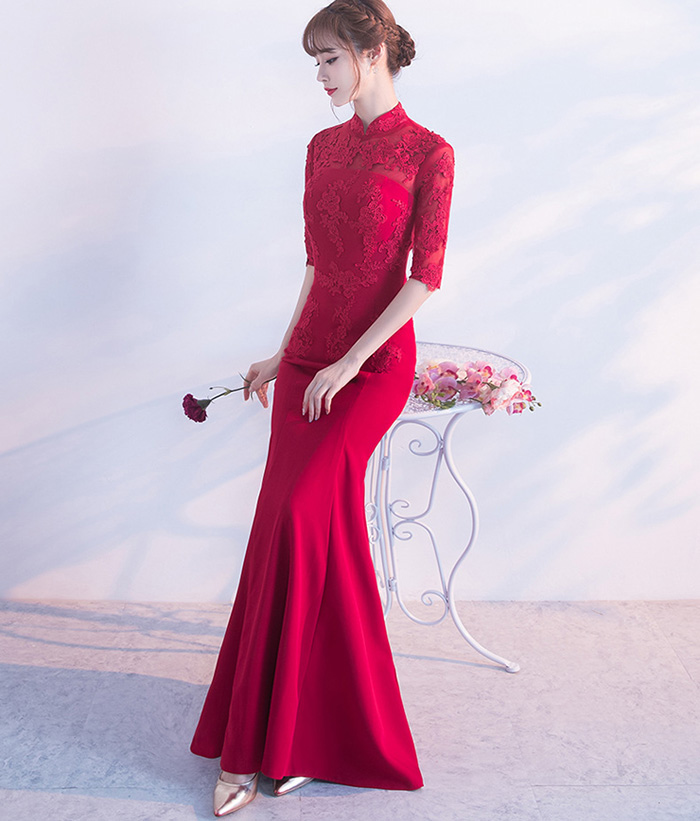 gppnkc高端定制 gppnkc旗袍 gppnkc魚尾晚禮服